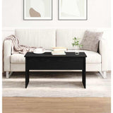Coffee Table Black Oak 80 x 50.5 x 41.5 cm Engineered Wood 862766