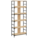 Bookshelf Sonoma Oak 78.5x33x188.5 cm Engineered Wood 835260