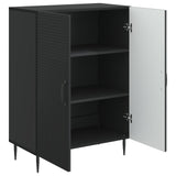 Sideboard Black 66 x 34.5 x 89.5 cm Engineered Wood 894816