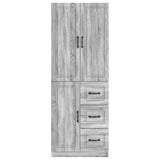Cabinet Set 2 pcs Grey Sonoma Engineered Wood 3416985