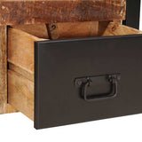 Valet Stand with Drawer Brown 40 x 40 x 90 cm Solid Mango Wood 4015985