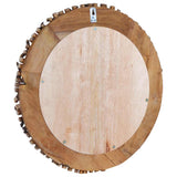 Wall Mirror 60 cm Teak Round 288802