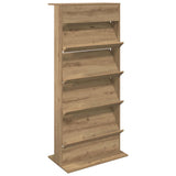 Magazine Rack Artisan Oak 70 x 41 x 156 cm Engineered Wood 899526