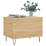 Coffee Table Sonoma Oak 60x44.5x45 cm Engineered Wood 830951