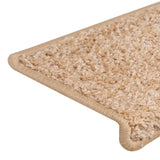 Stair Mats 15 pcs 65x21x4 cm Gold Rectangular Edge 326202