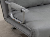 Two-Seater Click-Clack Sofa Bed - Light Grey T3398P330484