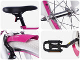 Kids Bike 18 Inches for 5-7 Years Old Pink 42009535