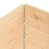 Pallet Collars 3 pcs 100x100 cm Solid Pine Wood 310057