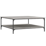 Coffee Table Grey Sonoma 100x100x40 cm Engineered Wood 832846