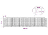 Gabion with 3.5 mm Wire and 10x10 cm Mesh 550x50x150 cm 3463325