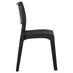 Garden Chairs 2 pcs Anthracite Polypropylene 317728