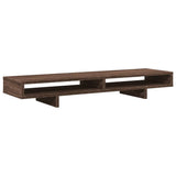 Monitor Stand Brown Oak 100x27x15 cm Engineered Wood 854757