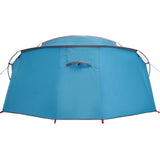 Tunnel Tent 4-Person with Roof Blue and Grey 318 x 275 x 140 cm 42004054