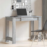 Desk Grey Sonoma 100x45x75 cm Engineered Wood 860432