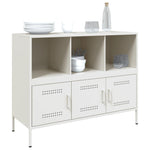 ZNTS Sideboard White 100.5x39x79 cm Steel 843095