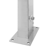 ZNTS Outdoor Shower Stainless Steel Straight 48198