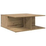 Coffee Table Artisan oak 80 x 80 x 31 cm Engineered wood 875487