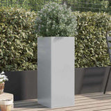 Planter Silver 32x29x75 cm Galvanised Steel 841576