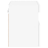 TV Wall Cabinets with LED Lights 2 pcs White 40x30x40 cm 837170