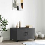 Coffee Table Black 68x50x43.5 cm Steel 846686