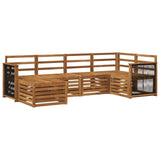 Sectional Sofa Set 5 pcs Natural Solid Acacia Wood 3384560