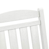 Rocking Chair 3 pcs White Polyethylene 3335814