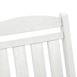 Garden Rocking Chair 2 pcs White 70 x 92 x 108cm Plastic 3335810