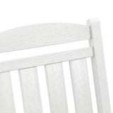 Garden Rocking Chair White 92 x 70 x 108cm HDPE 42006613