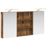 Bathroom Cabinet Set 3 pcs 100 x 10.5 x 50 cm Engineered wood 3403694