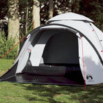 ZNTS Camping Tent Dome 3-Person White Blackout Fabric Quick Release 4004229