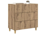 Drawer Cabinet Artisan Oak 66 x 34.5 x 90 cm Engineered Wood 894614