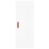 Highboard White 34.5x34x180 cm Engineered Wood 3200361