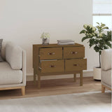 Console Cabinet Honey Brown 90x40x78 cm Solid Wood Pine 821742