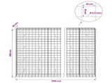 Gabion with 3.5 mm Wire and 10x10 cm Mesh 1150x50x200 cm 3463361