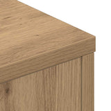 Headboard Cabinet with Shelf Artisan oak Engineered wood 879629