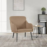 Armchair Cappuccino 63x76x80 cm Faux Leather 351429