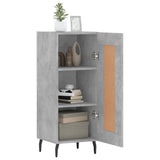 Sideboard Concrete Grey 34.5x34x90 cm Engineered Wood 830464