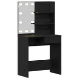 Dressing Table Black Oak 74.5 x 40 x 141 cm Engineered Wood 862785