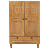 Highboard Light brown 60 x 33 x 100 cm Solid mango wood 4018110