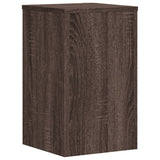 ZNTS Plant Stands 2 pcs Brown Oak 30x30x50 cm Engineered wood 852921