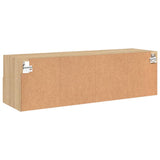 TV Wall Cabinet Sonoma Oak 100x30x30 cm Engineered Wood 836886