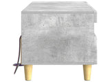 LED TV Cabinet Concrete Grey Engineered Wood 896768