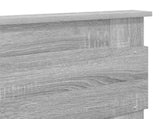 Bed Frame with Drawer Grey Sonoma 180 x 200 cm Engineer Wood 3409832