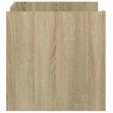 Coffee Table Sonoma Oak 80x50x50 cm Engineered Wood 848355