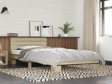 Bed Frame with Headboard Sonoma Oak 80 x 200 cm Engineered Wood 8009089