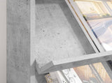 Magazine Rack Concrete Grey 70 x 41 x 156 cm Engineered Wood 899522