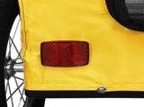 Pet Bike Trailer Yellow Oxford Fabric and Iron 93980