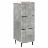 Drawer Cabinet Concrete Grey 33 x 34.5 x 92 cm Engineered Wood 894388
