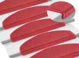 Self-adhesive Stair Mats 20 pcs 65 x 24 x 4 cm Non-Slip Red 3365794
