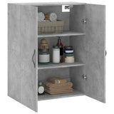 Wall Mounted Cabinet Concrete Grey 69.5x34x90 cm Engineered Wood 834982